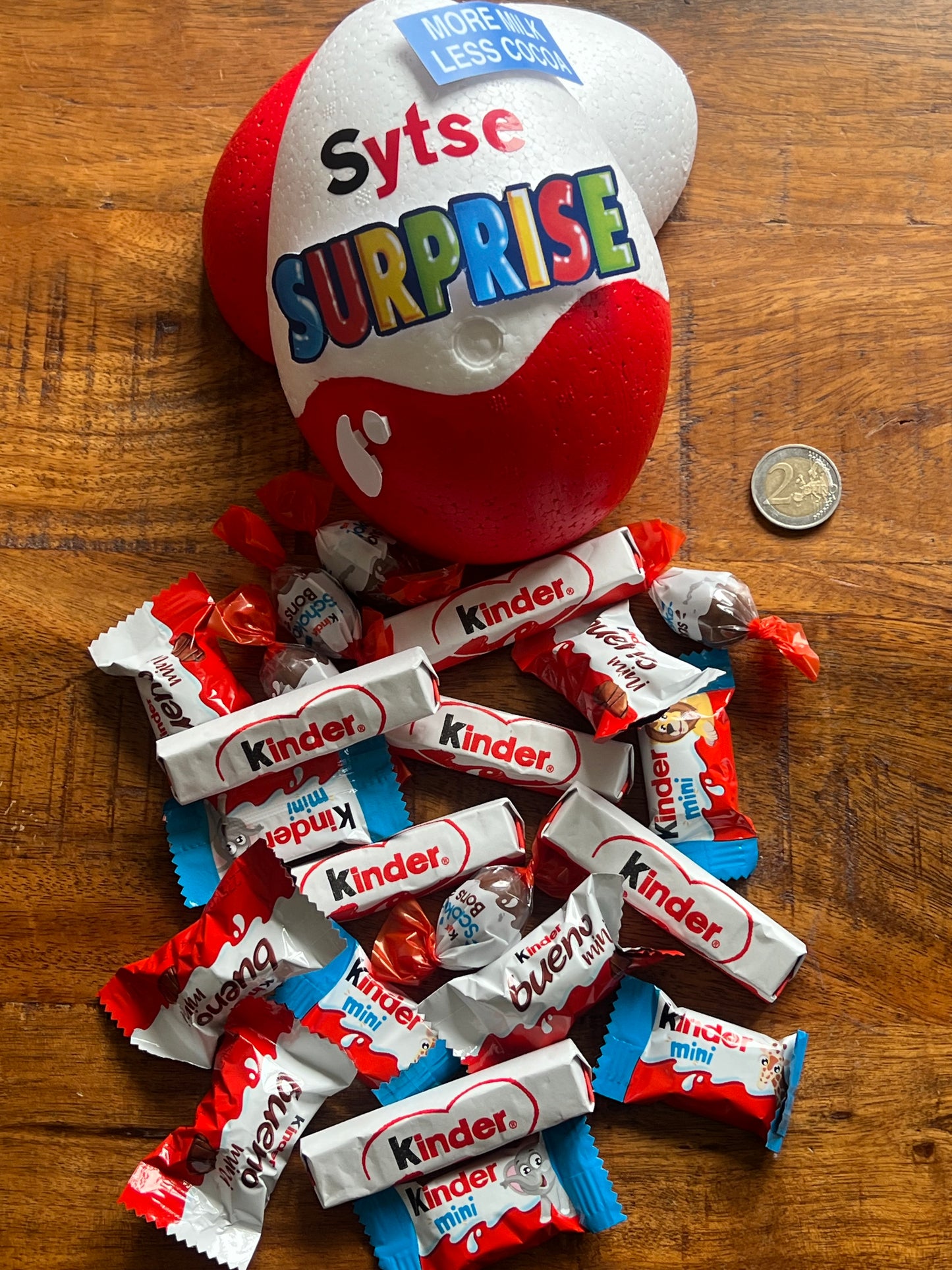 Gepersonaliseerd suprise Ei (16 CM)